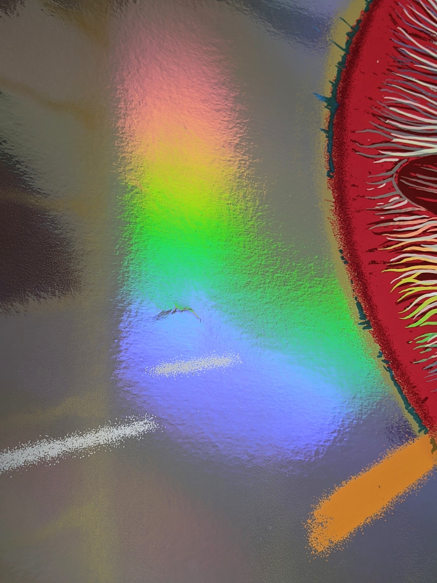 2001: A Space Odyssey (Foil S&D) by Raid71, 24" x 36" Screen Print on foil paper