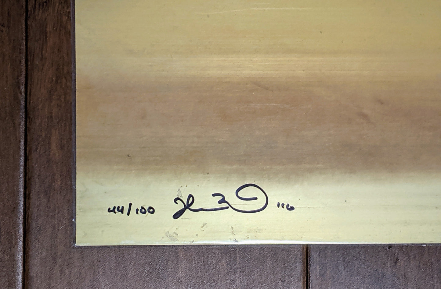 Star Wars (C3PO Copper Etching) by Joshua Budich, 12" x 12" Laser etching on copper