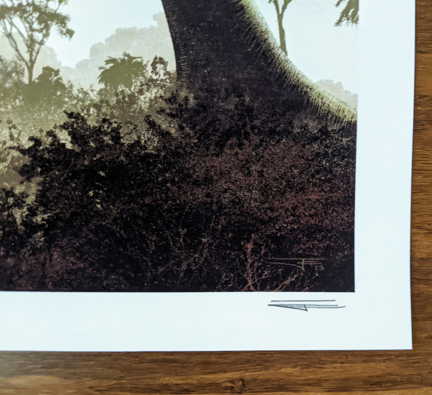 Jurassic Park by JC Richard, 12" x 12" Screen Print