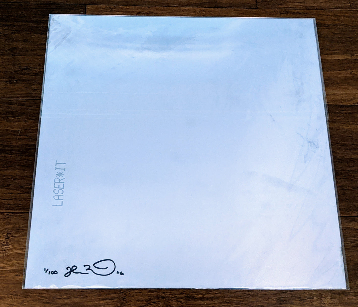 Star Wars R2-D2 Aluminum by Joshua Budich, 12" x 12" Laser Engraving on Aluminum