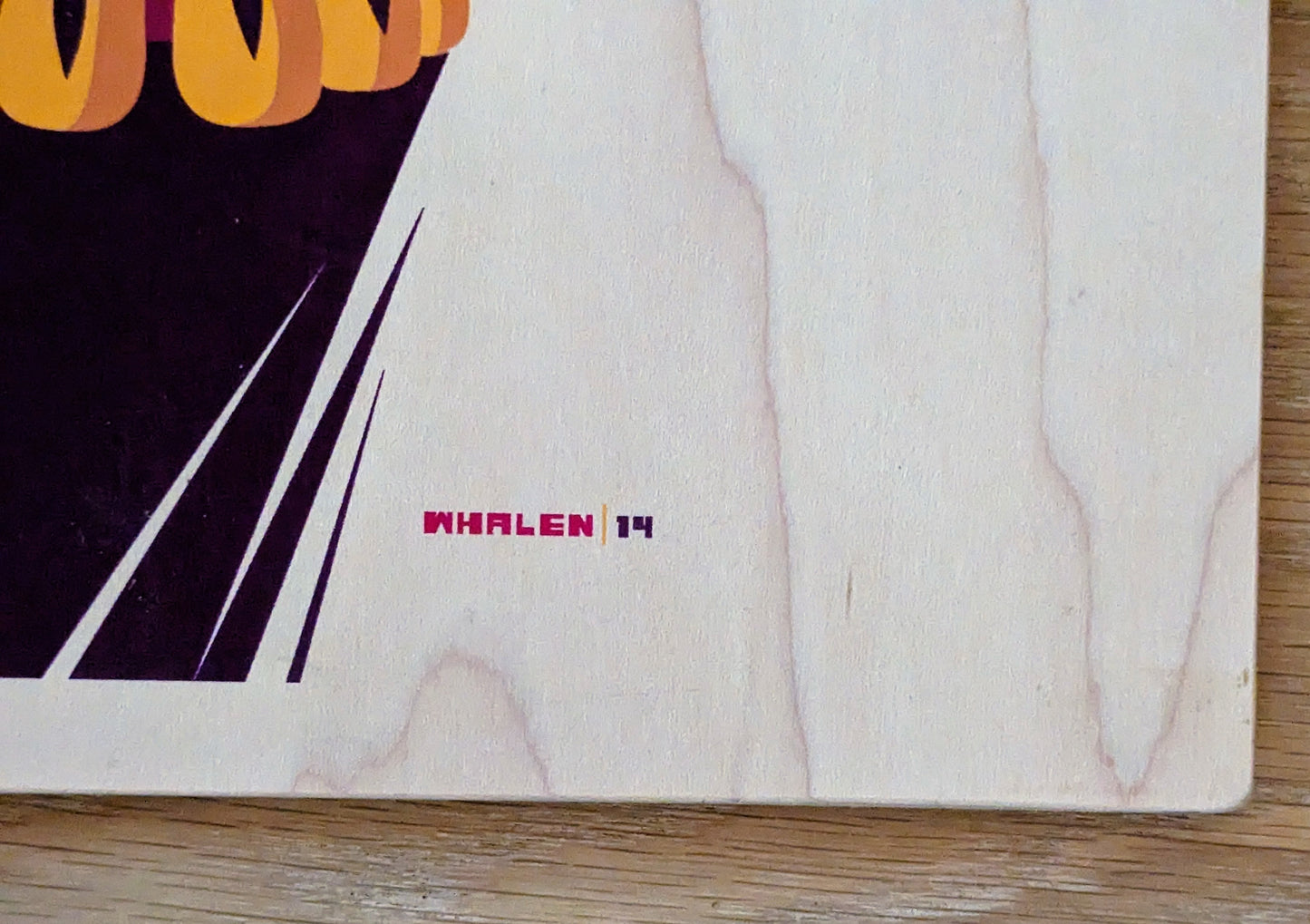 Lion King Wood Variant by Tom Whalen, 24" x 36" Screen Print on Wood