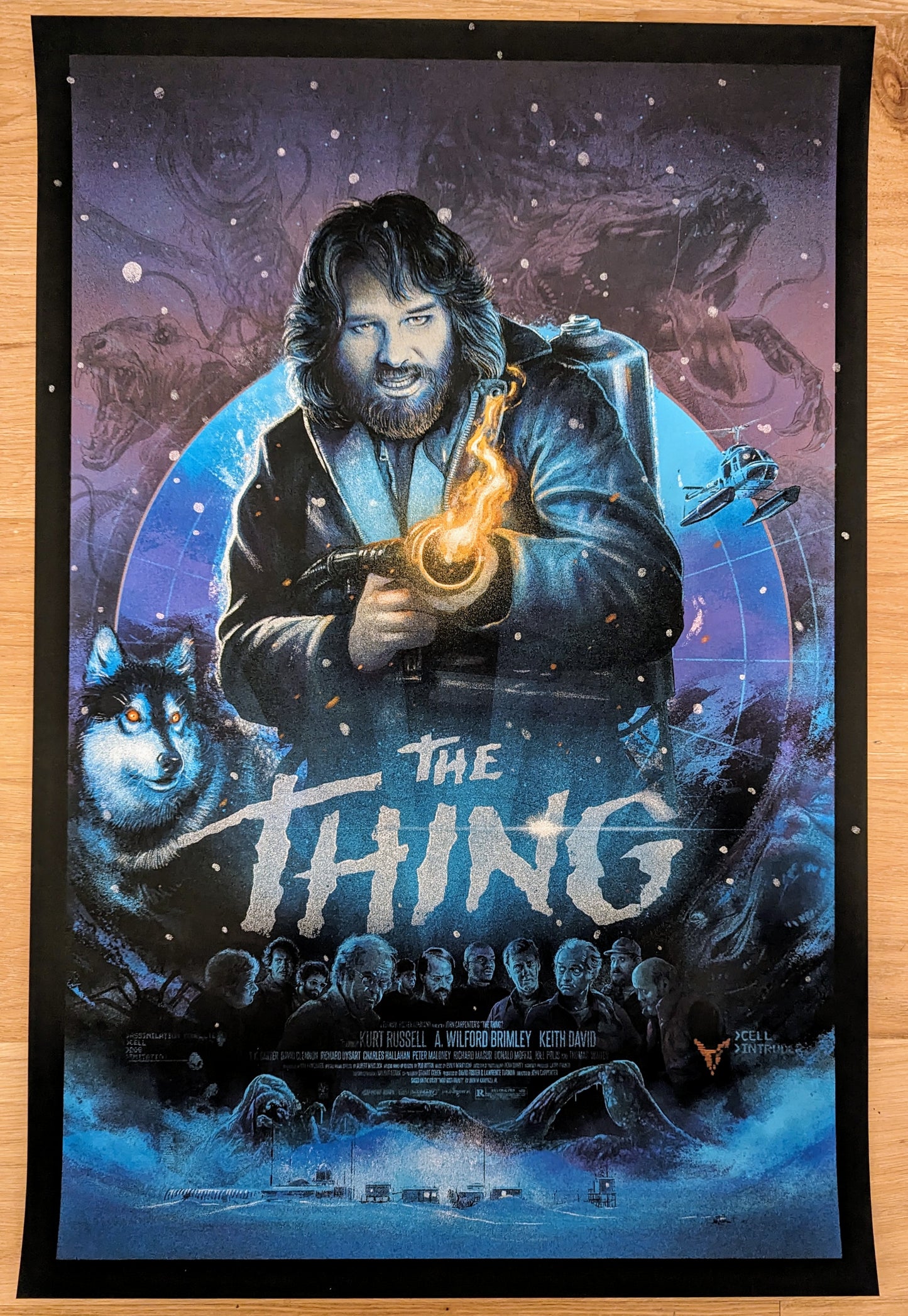 The Thing (1/1 Variant 1) by Vance Kelly, 24" x 36" Screen Print