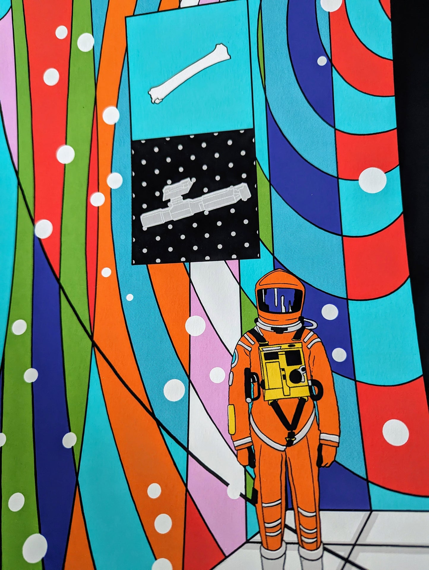 2001 A Space Odyssey by Murugiah, 24" x 36" Screen Print