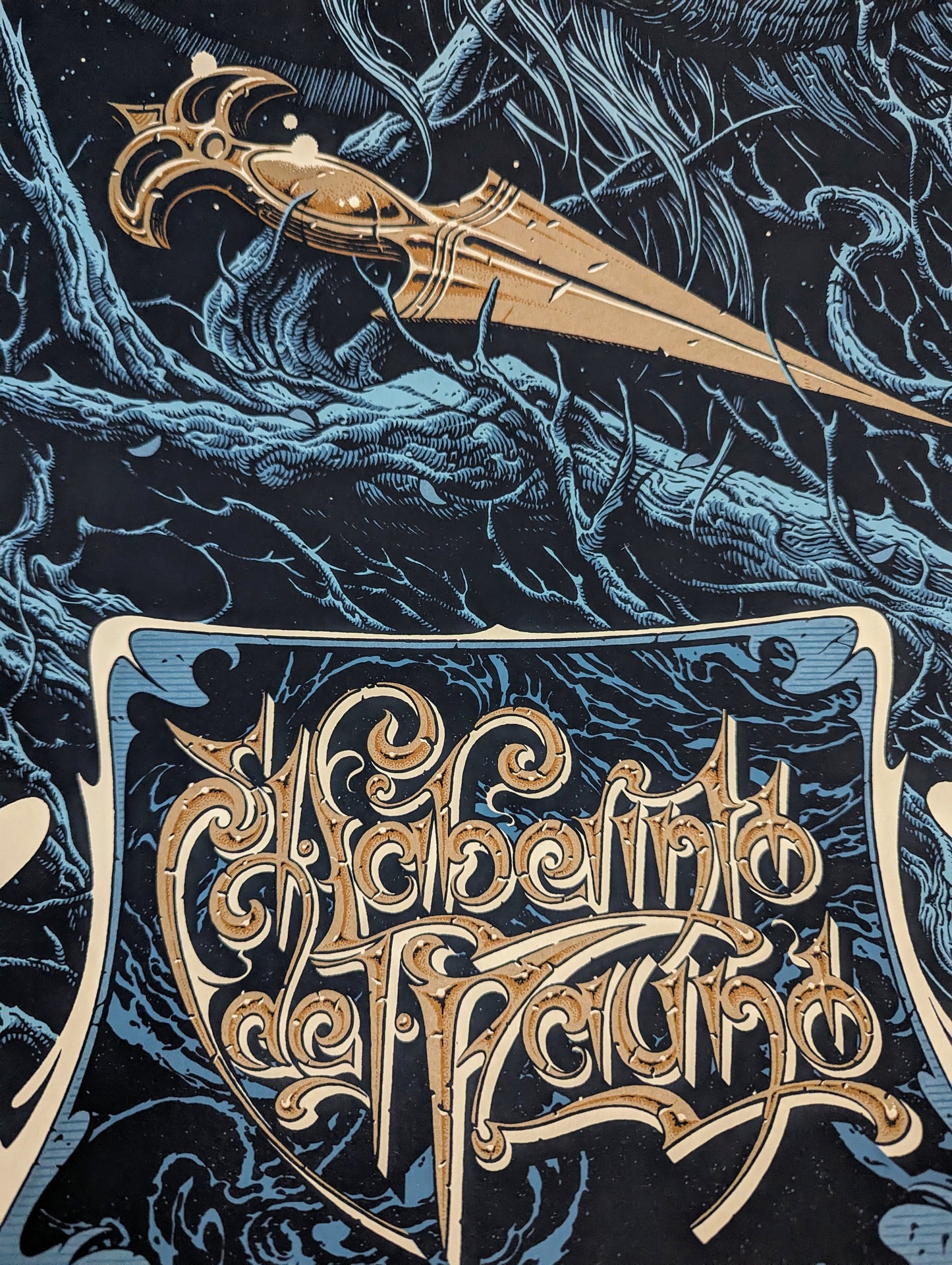 Pan's Labyrinth by Aaron Horkey, 15" x 37.5" Screen Print