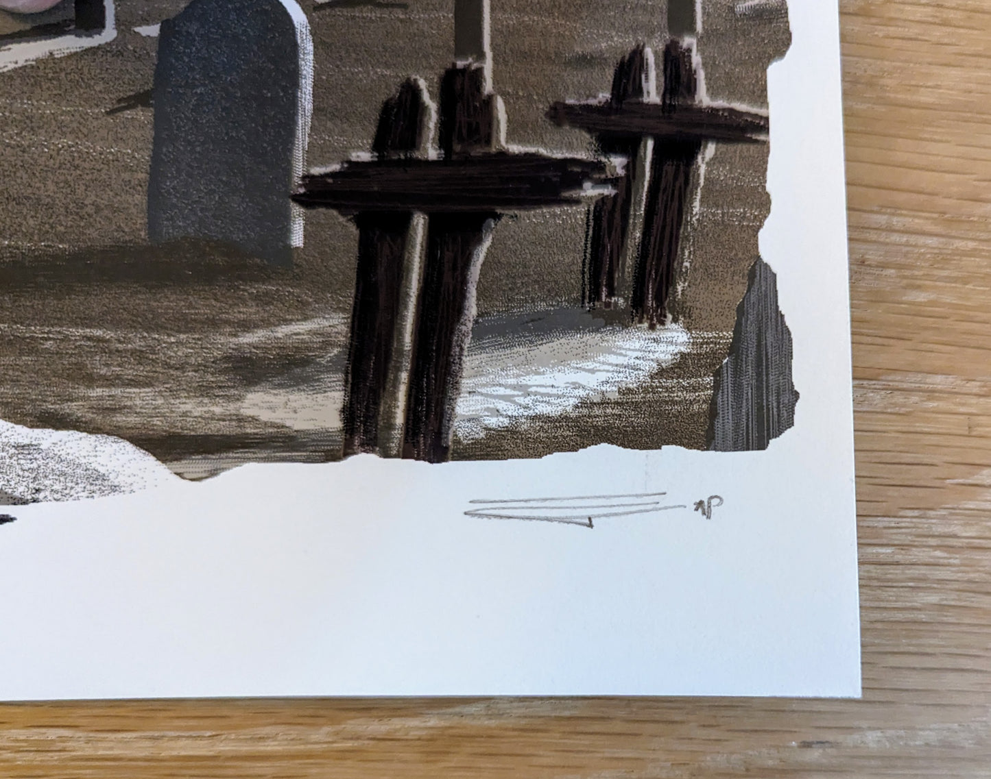 The Good, the Bad and the Ugly (Art Variant 36x12) by JC Richard, 36" x 12" Screen Print