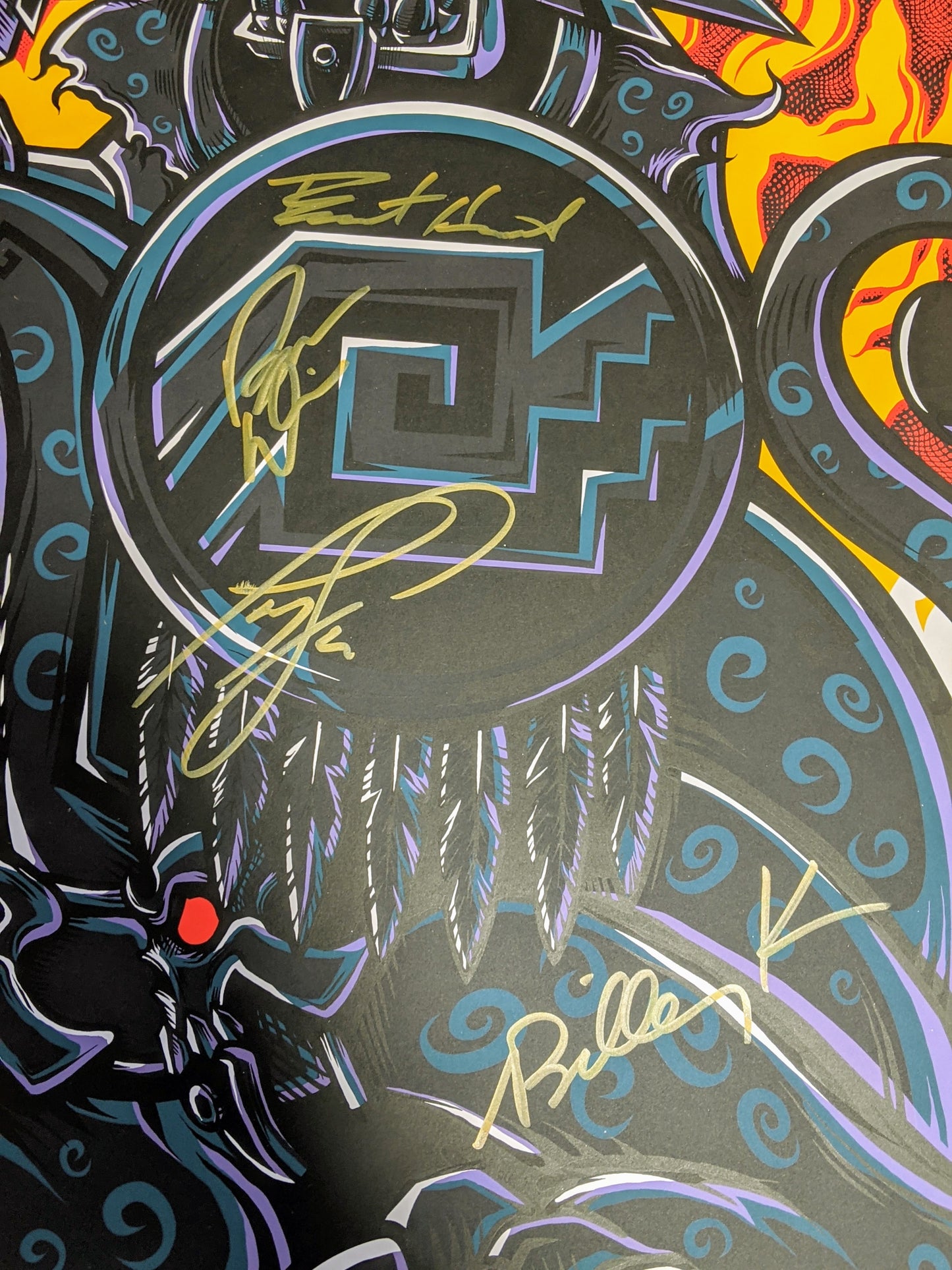 Mastodon Phoenix 2019 (Band Signed) by Jesse Hernandez