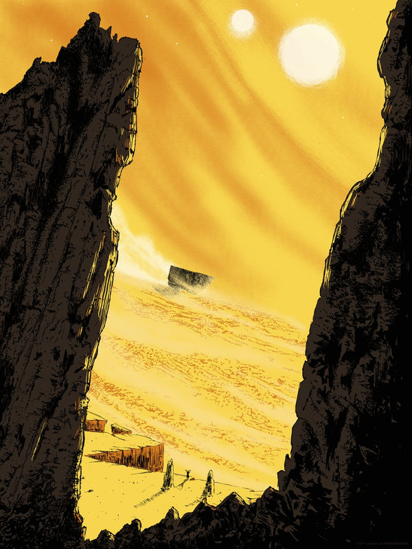 Star Wars: A New Hope by Matt Saunders, 18" x 24" Screen Print