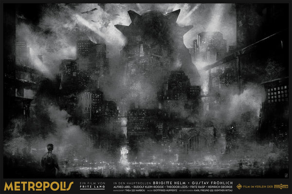 Metropolis by Karl Fitzgerald, 36" x 24" Screen Print