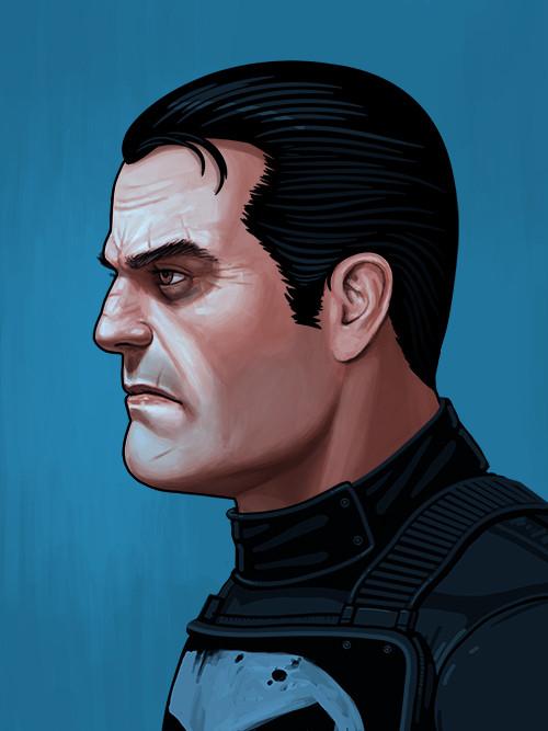 The Punisher by Mike Mitchell, 12" x 16" Fine Art Giclee