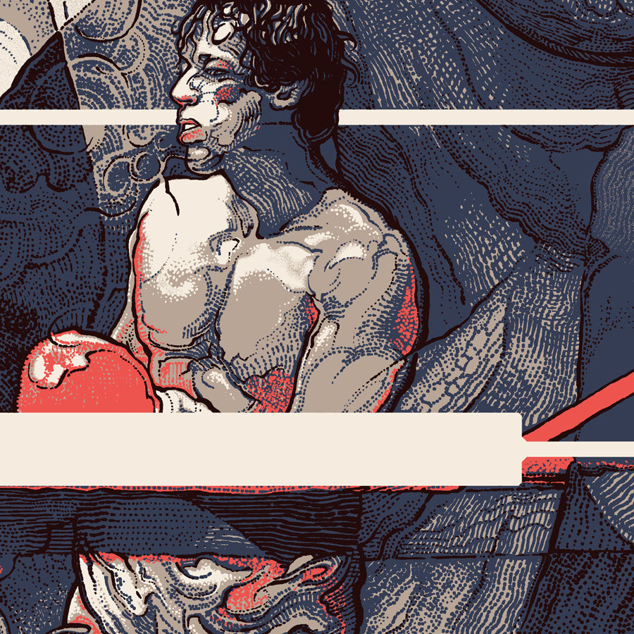 Rocky by Krzysztof Domaradzki, 24" x 36" Screen Print