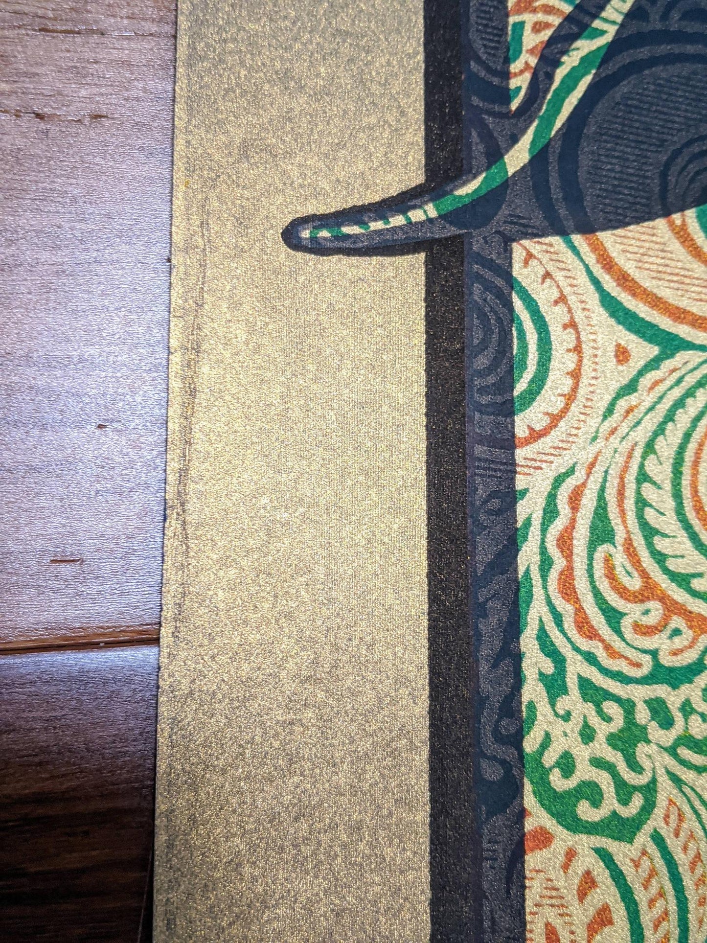 The Zombies Amsterdam 2013 gold variant by Chuck Sperry, 23" x 32" Screen Print