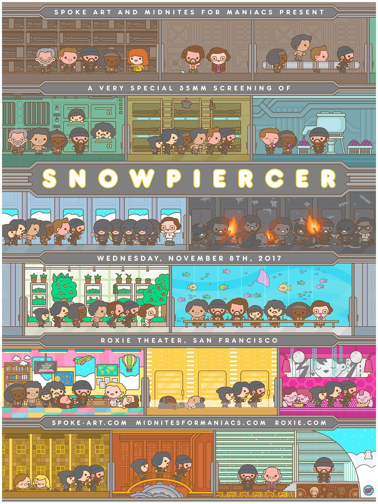 Snowpiercer by 100% Soft, 24" x 18" Archival Pigment Print