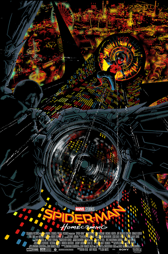 Spider-Man Homecoming by Raid71, 24" x 36" Screen Print