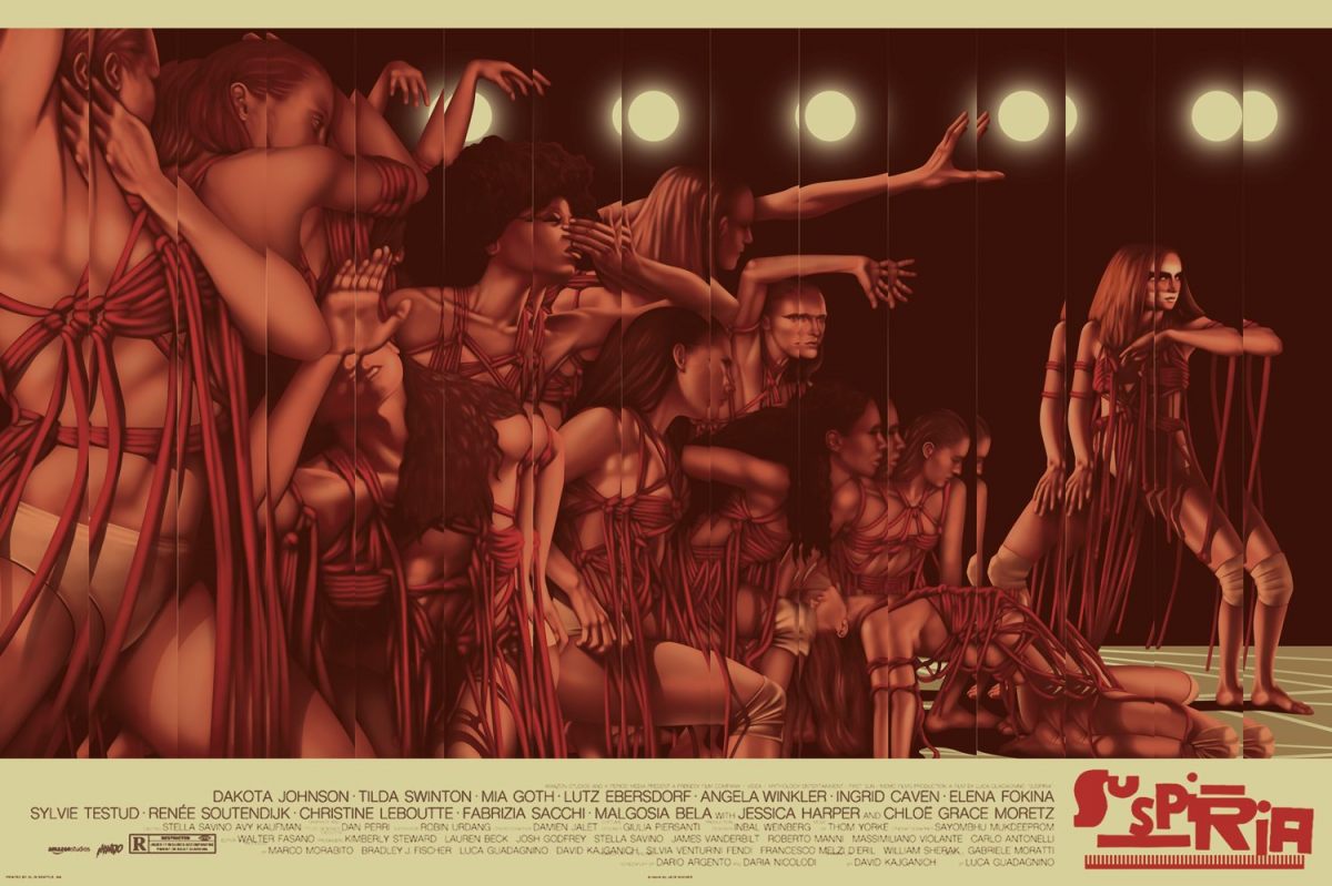 Suspiria by Jack Hughes, 24" x 36" Screen Print