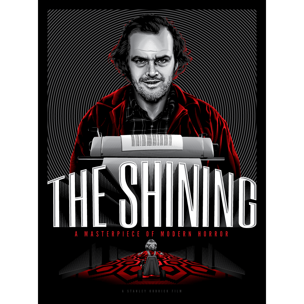 The Shining by Tracie Ching, 18" x 24" Screen Print
