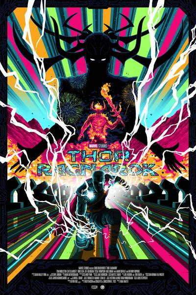 Thor: Ragnarok by Florey, 24" x 36" Screen Print
