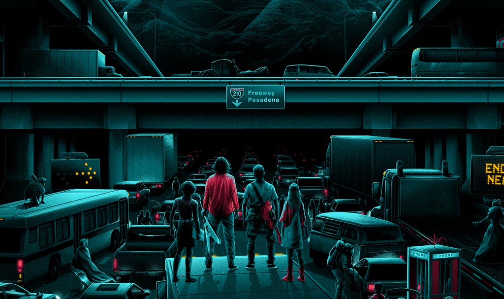 Bill & Ted Face the Music by Matt Ryan Tobin, 24" x 36" Screen Print