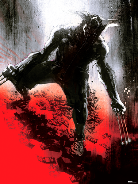 Wolverine (Max) by Jock, 18" x 24" Fine Art Giclee