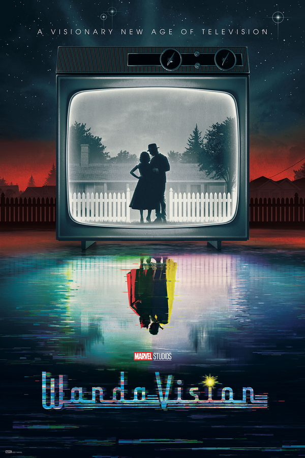 Wandavision by Matt Ferguson, 24" x 36" Lithograph