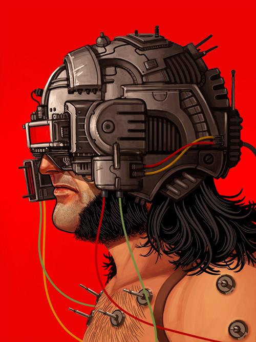 Weapon X by Mike Mitchell, 12" x 16" Fine Art Giclee
