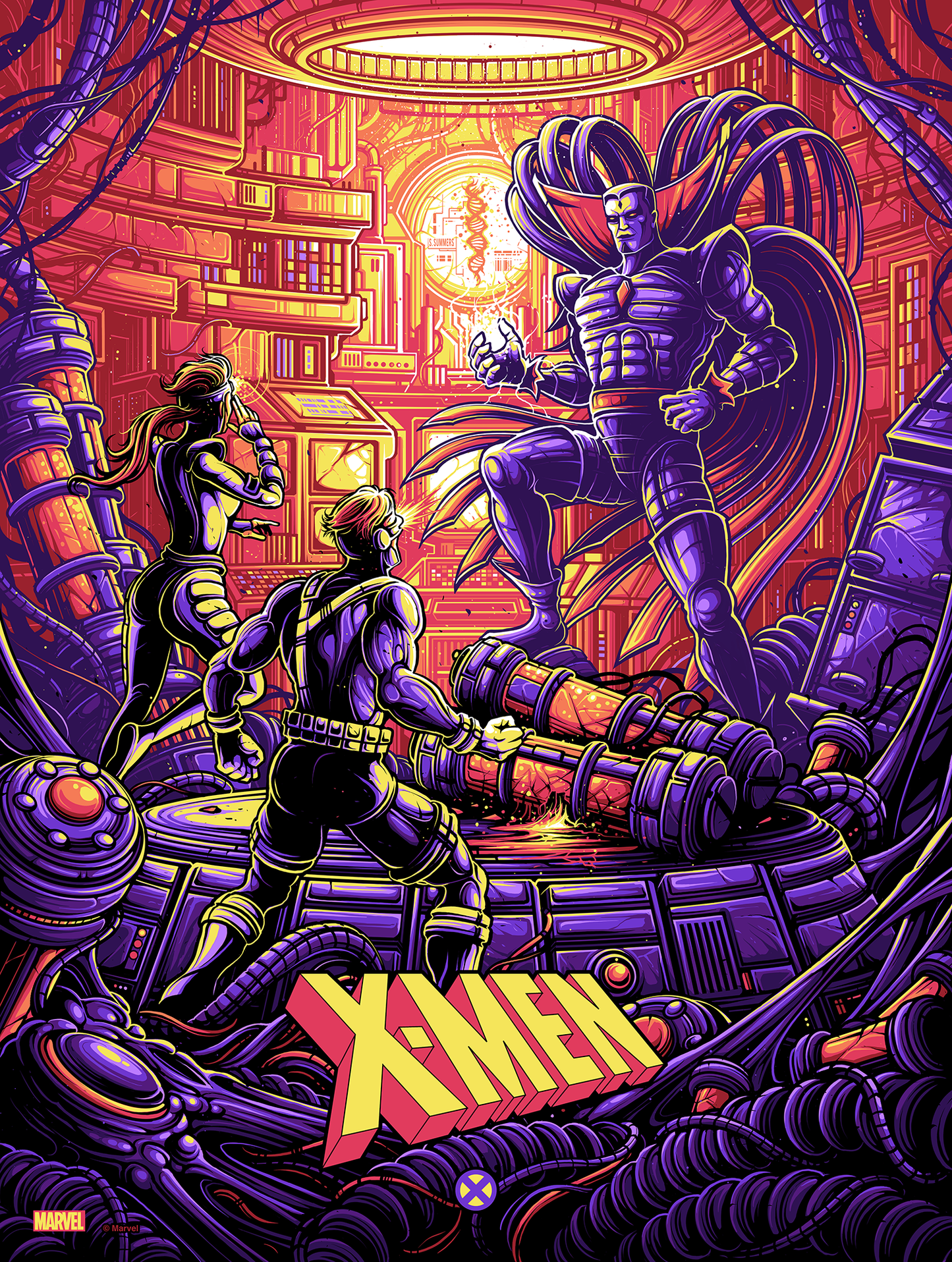 X-Men (Variant set) by Dan Mumford, 18" x 24" Fine Art Giclee
