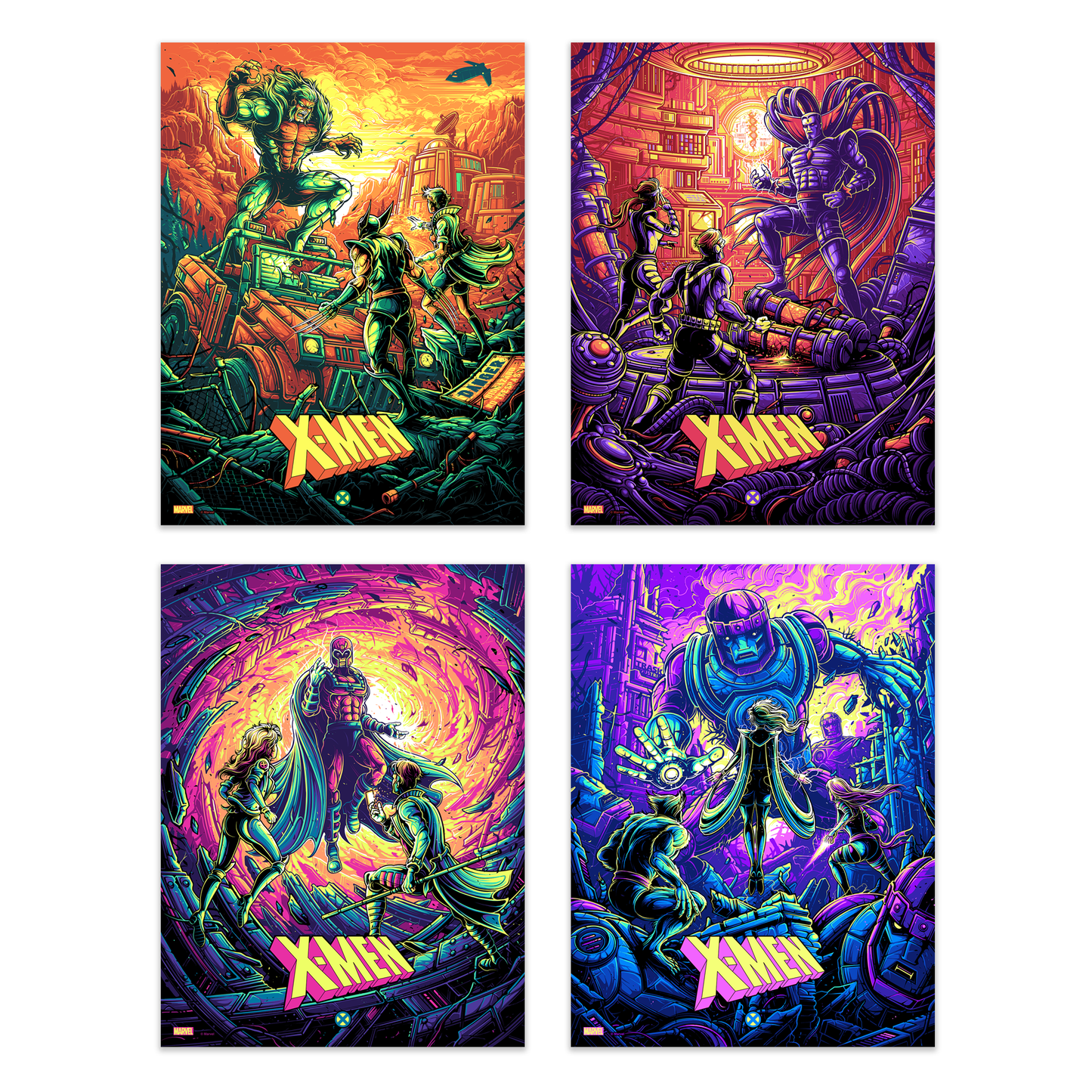 X-Men vs. Villains (Variant set) by Dan Mumford