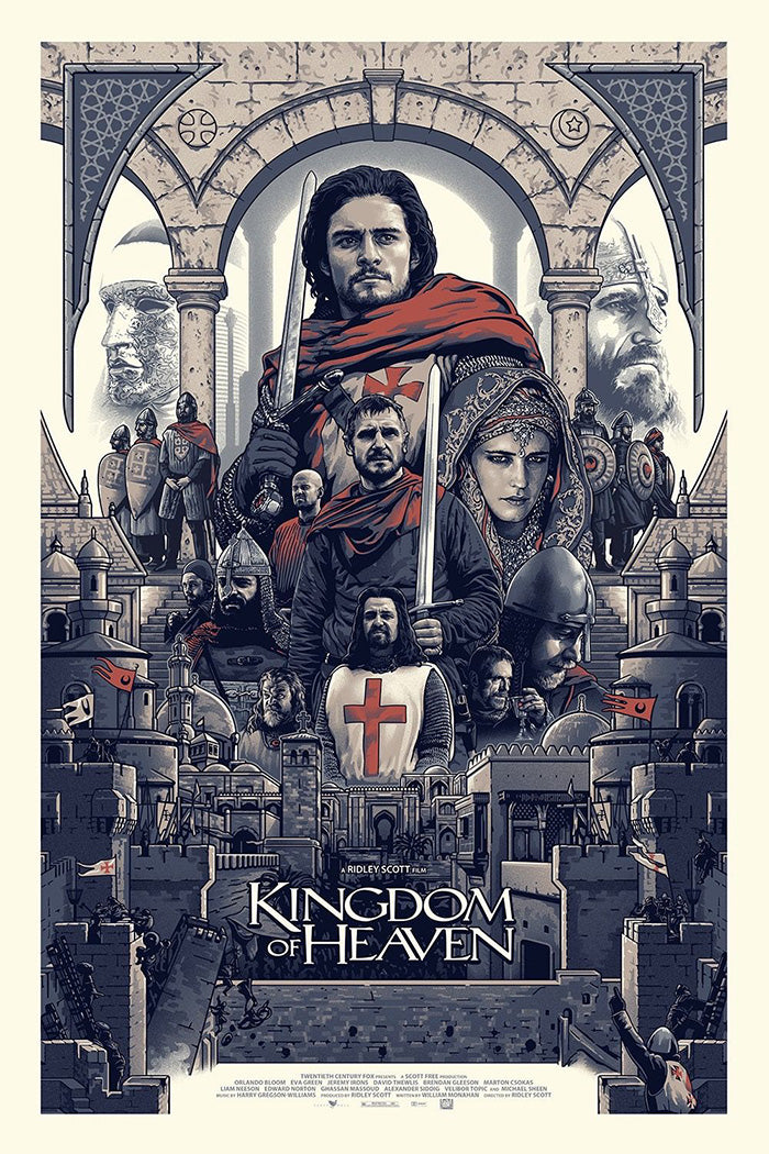 Kingdom of Heaven by Amien Juugo, 24" x 36" Screen Print