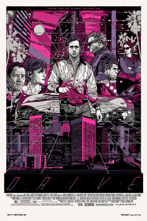 Drive by Tyler Stout, 24" x 36" Screen Print