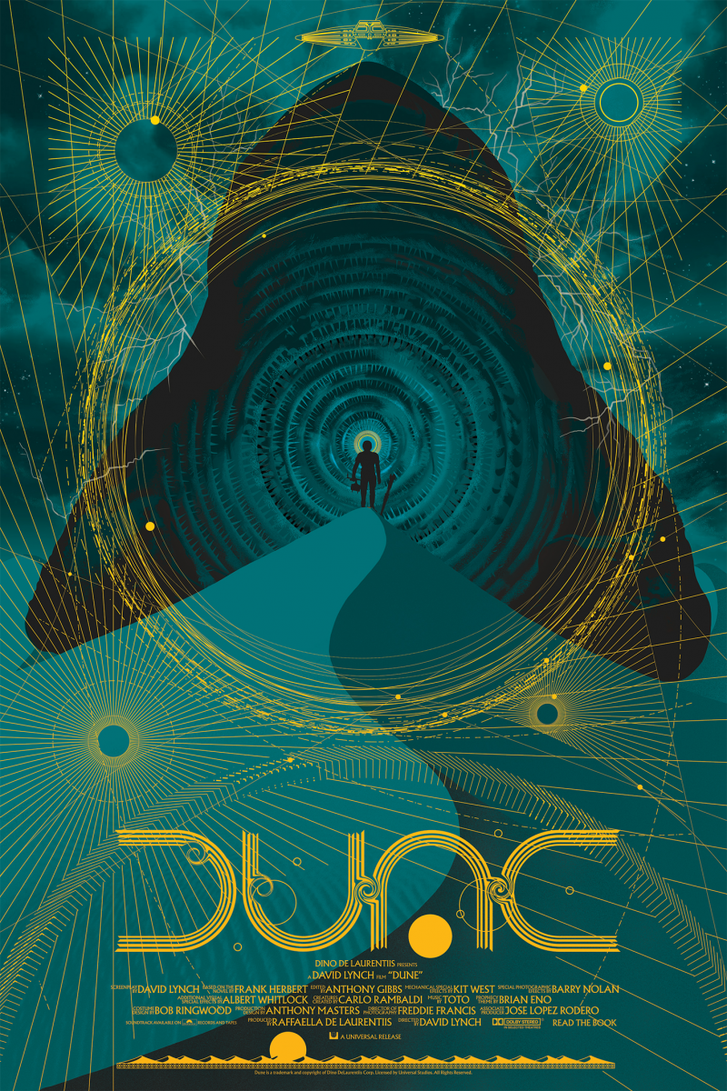 Dune UV Variant by Raid71, 24" x 36" Fine Art Lithograph