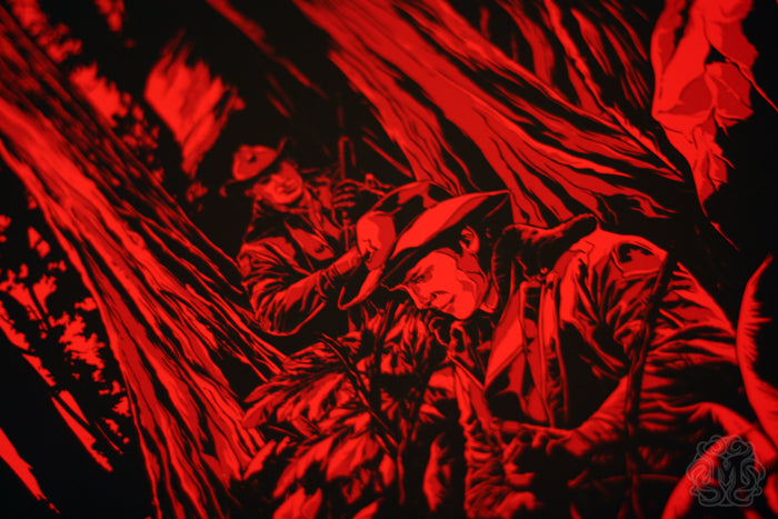 Rambo First Blood by Ken Taylor, 24" x 36" Screen Print