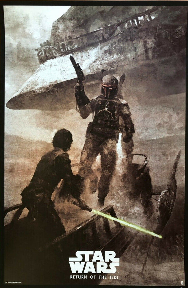 Star Wars: Return of the Jedi (concept variant) by Karl Fitzgerald, 24" x 36" Screen Print