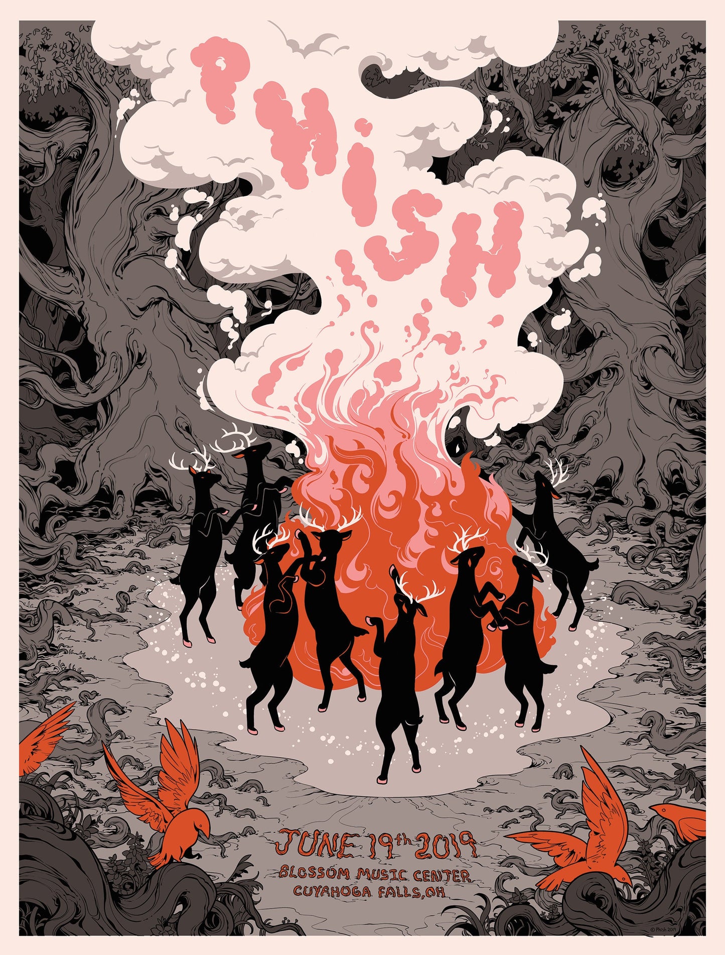 Phish by Rosemary Valero-O'Connell, 18" x 24" Screen Print