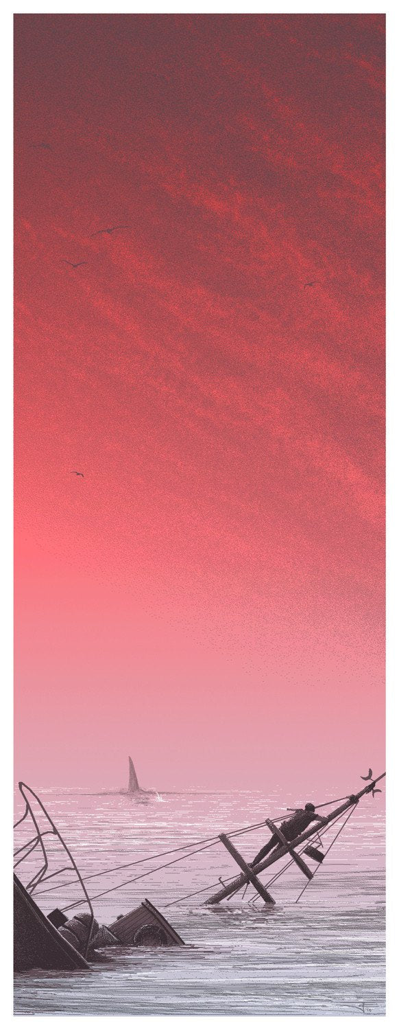 Jaws (No Man's Land) by JC Richard, 9" x 24" Fine Art Giclee