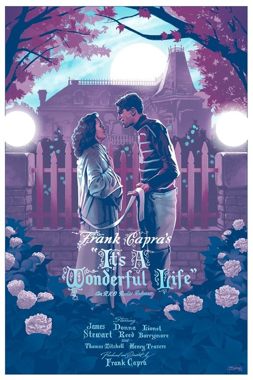 It's a Wonderful Life by Barret Chapman, 24" x 36" Screen Print