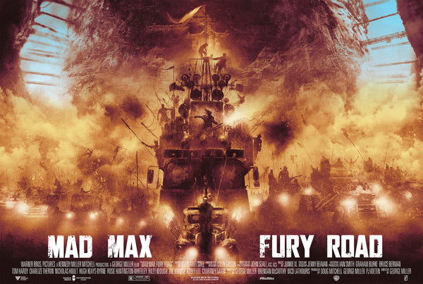 Mad Max: Fury Road by Karl Fitzgerald, 24" x 36" Screen Print