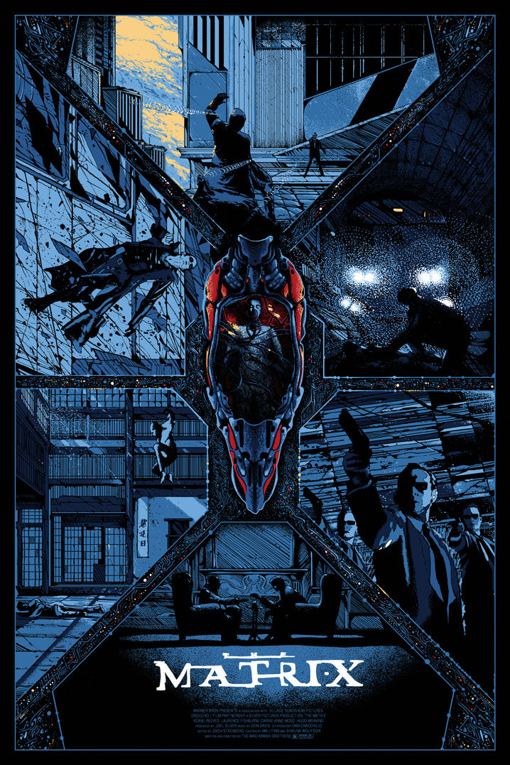 The Matrix by Kilian Eng, 24" x 36" Screen Print