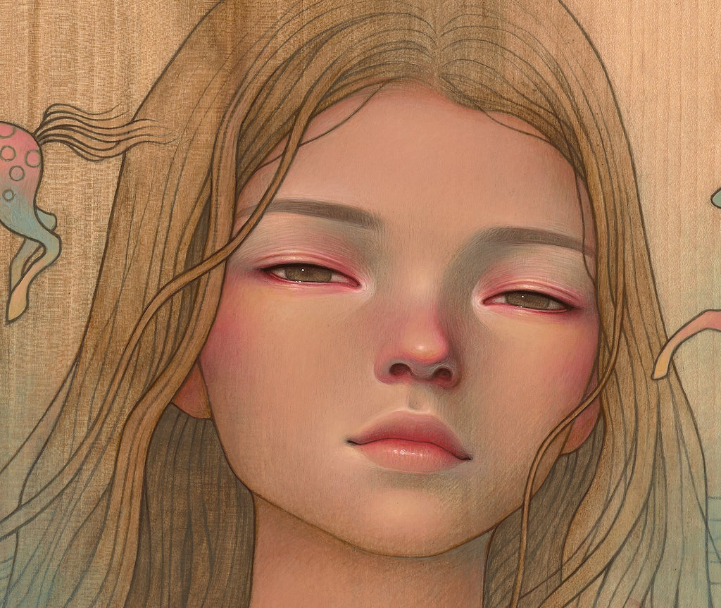 Let Them See by Audrey Kawasaki, 19" x 16" Fine Art Giclee