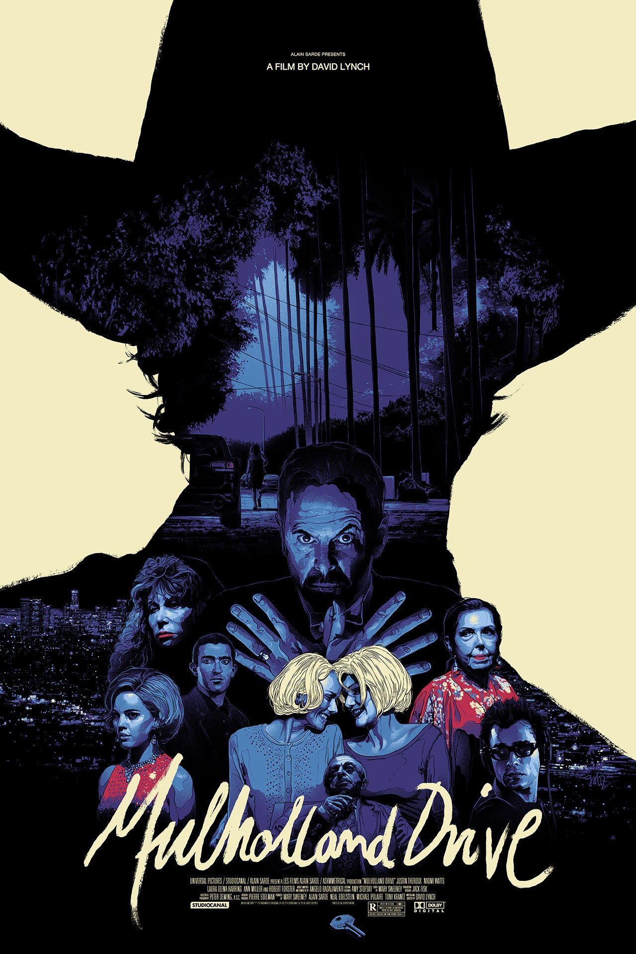 Mulholland Drive by Gabz Movie Poster Screen Print