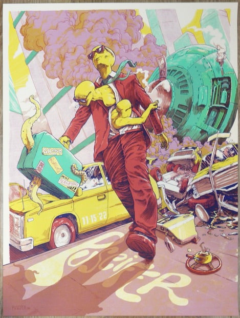 Puscifer Grand Rapids 2022 by Dave Kloc, 18" x 24" Screen Print