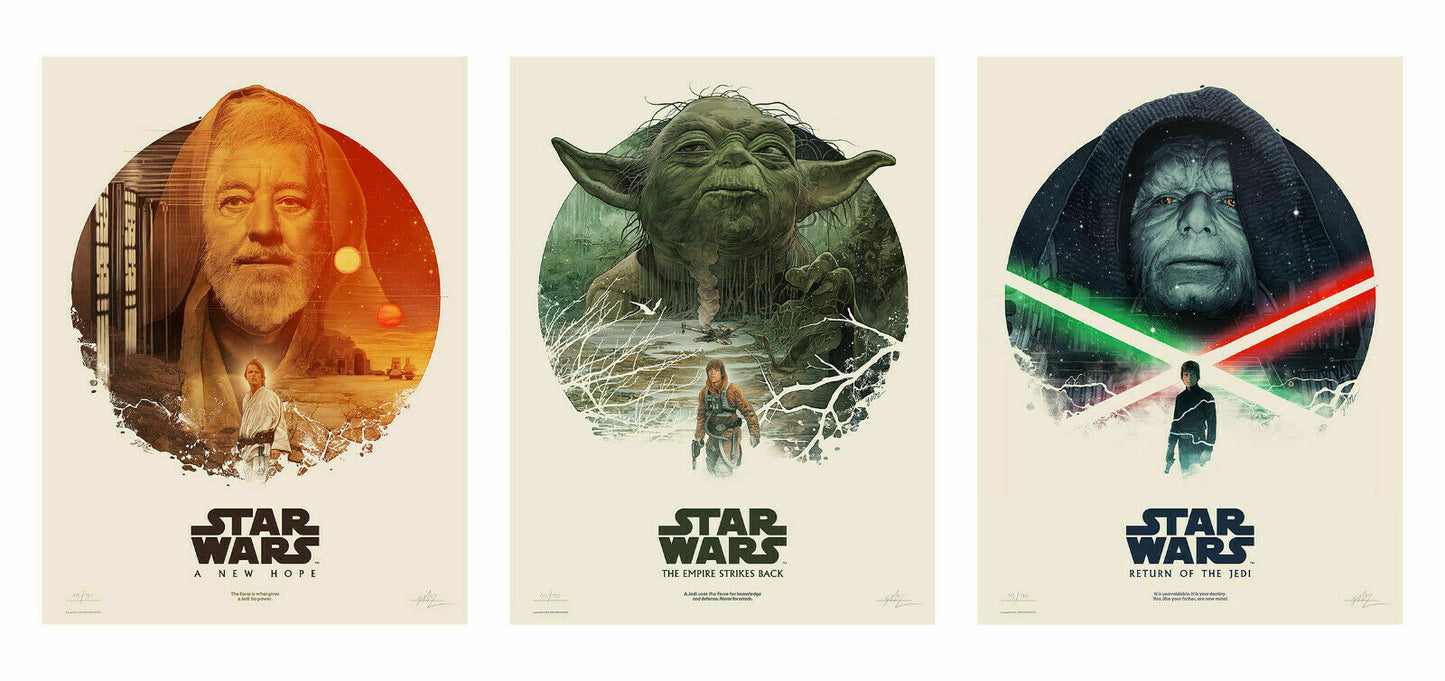 Star Wars by Gabz, 18" x 24" Fine Art Giclee