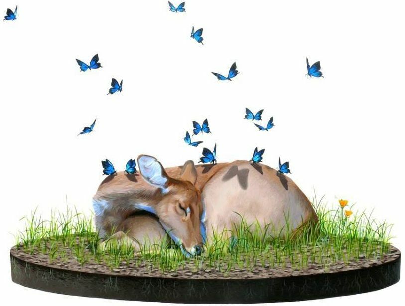 Dawn II by Josh Keyes, 10" x 8" Fine Art Giclee