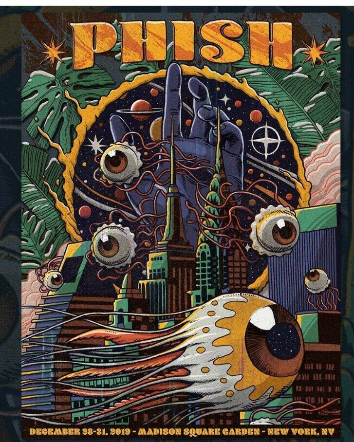 Phish by Pedro Correa, 18" x 24" Screen Print