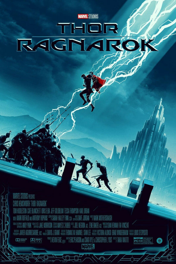 Thor: Ragnarok (GID Variant) by Matt Ferguson, 24" x 36" Screen Print