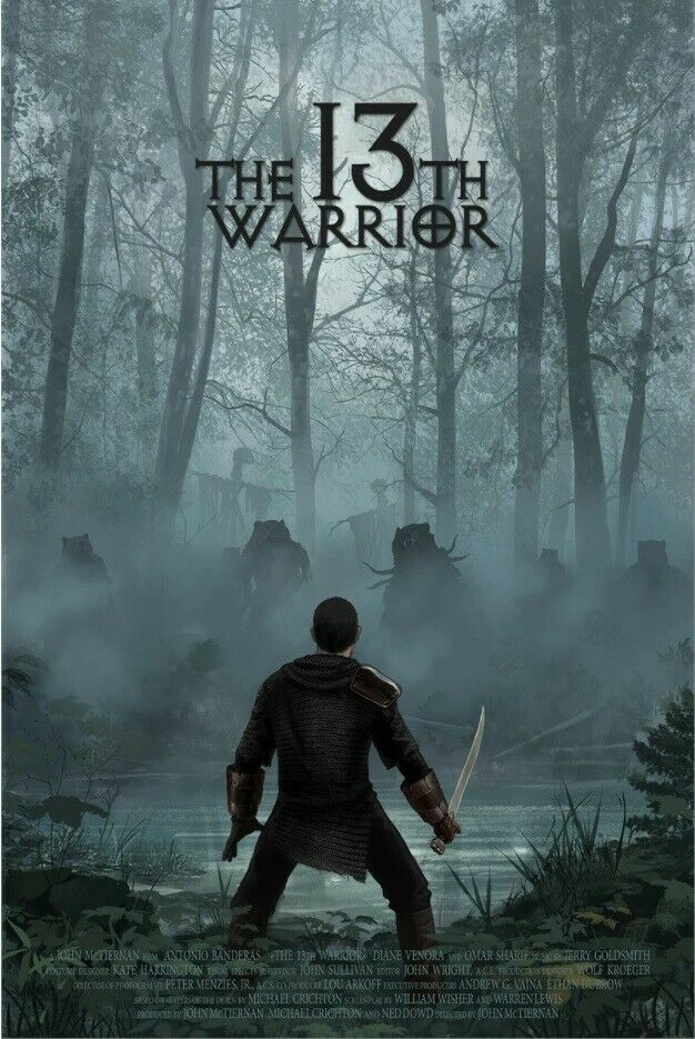 The 13th Warrior by Yvan Quinet, 16" x 24" Fine Art Giclee