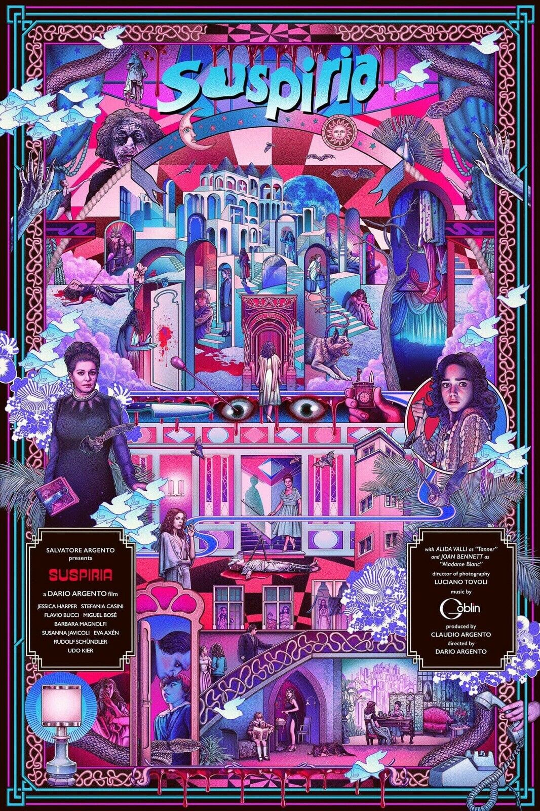 Suspiria (Variant) by Ise Ananphada, 24" x 36" Screen Print
