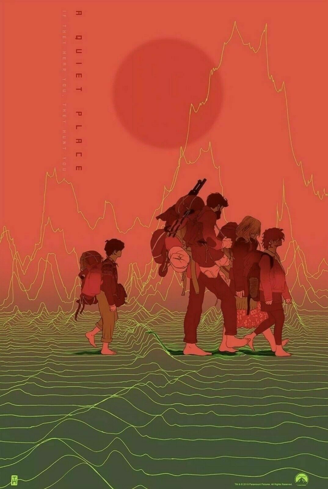 A Quiet Place by Tomer Hanuka, 24" x 36" Screen Print