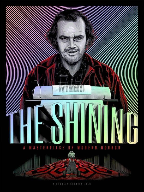 The Shining (Foil) by Tracie Ching, 18" x 24" Screen Print on foil paper