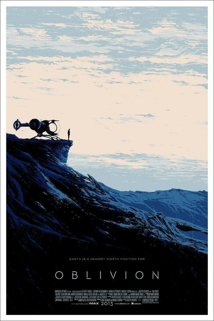 Oblivion by Kilian Eng, 24" x 36" Screen Print