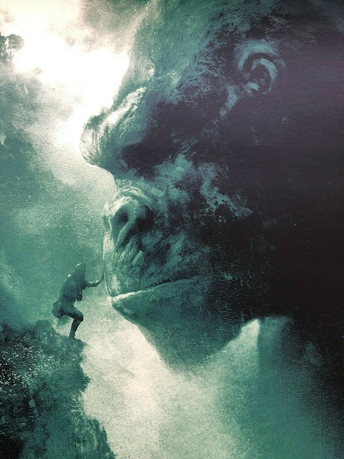 Kong: Skull Island (All Hail the King) by Karl Fitzgerald, 24" x 36" Screen Print