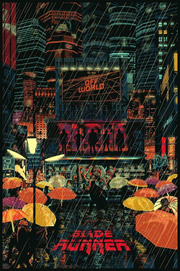 Blade Runner by Raid71, 24" x 36" Screen Print